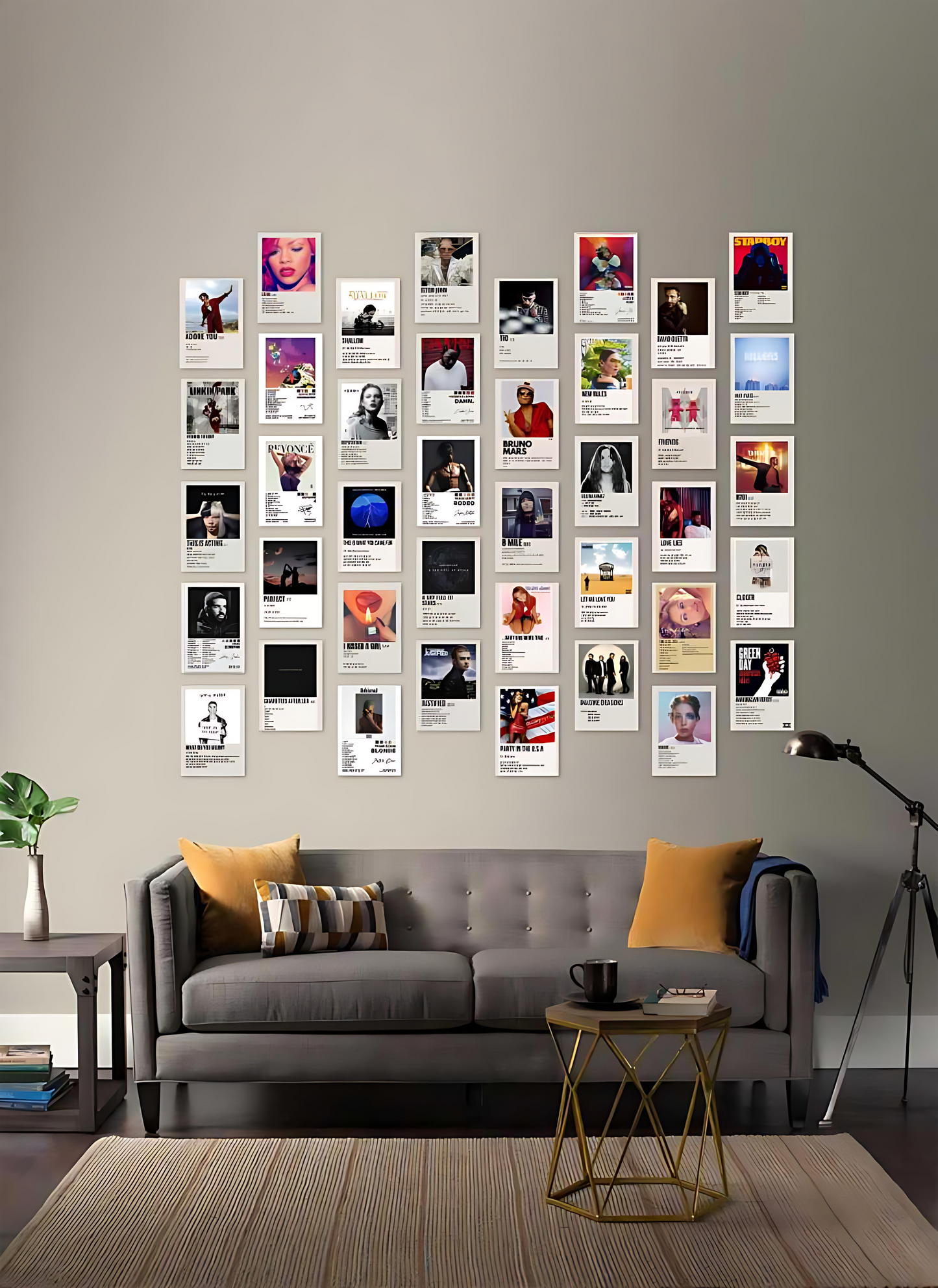 40 Epic Music Card Collage Set