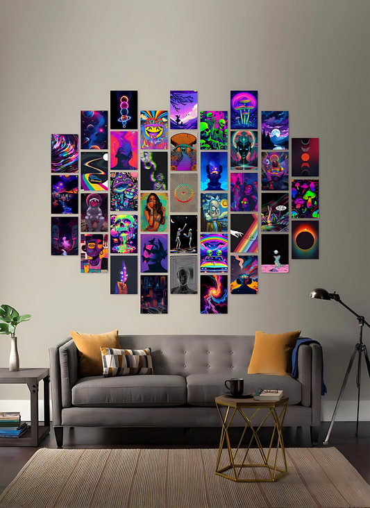 40 EPIC Trippy Collage Set
